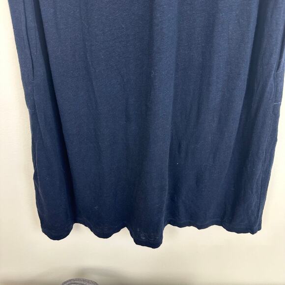 Nic+Zoe Womens Summer Retreat A-Line Sleeveless Embroidered Navy Dress Small - Picture 7 of 10